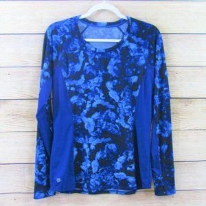 Athleta Floral Long Sleeve Top